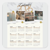 Kalender 2026 vierkante sticker (Voorkant)