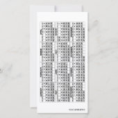 Kalender 2026 Voeg 1 foto toe Eenvoudige Kaart (Achterkant)