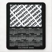 Kalender 2026 Voeg 1 horizontale foto's toe Mousep Muismat (Voorkant)