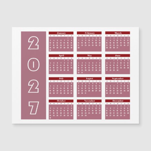 Kalender 2027 (Voorkant)