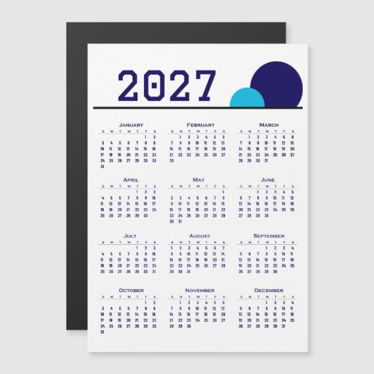 Kalender 2027 (Voorkant / Achterkant)