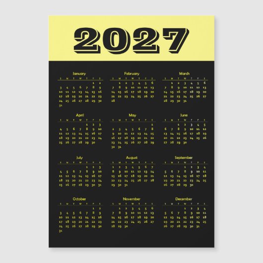 Kalender 2027 (Voorkant)