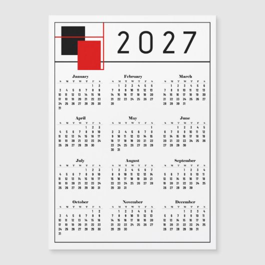 Kalender 2027 (Voorkant)