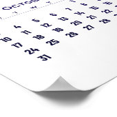 Kalender 2027 poster (Hoek)