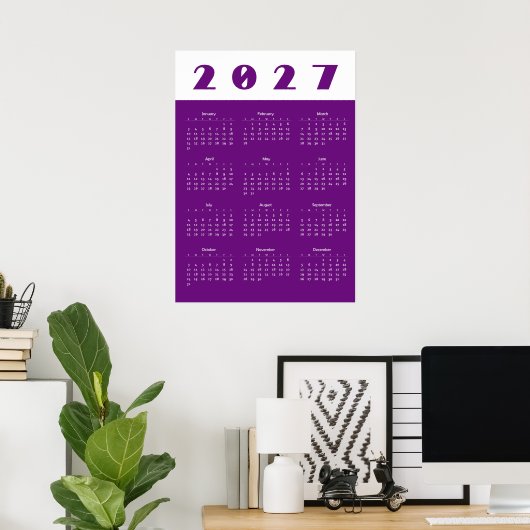 Kalender 2027 poster (Thuiskantoor)