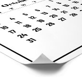 Kalender 2027 poster (Hoek)