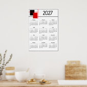 Kalender 2027 poster (Keuken)