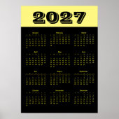 Kalender 2027 poster (Voorkant)