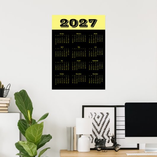 Kalender 2027 poster (Thuiskantoor)