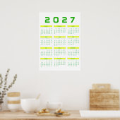Kalender 2027 poster (Keuken)