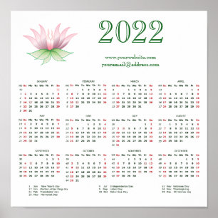 Kalender 202 voor zakelijk gebruik, voeg uw logo,  poster