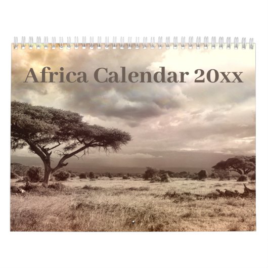 Kalender 20xx - Afrika (Hoes)