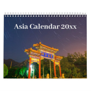 Kalender 20xx - Azië