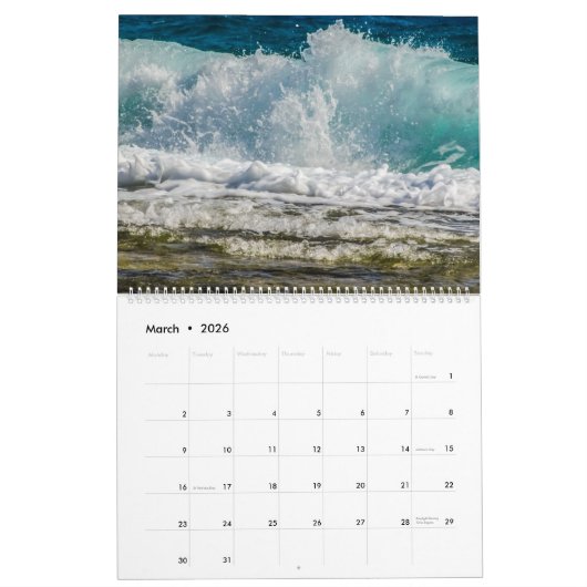 Kalender 20xx - Land en Zeegezichten (Mar 2026)