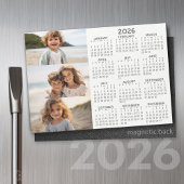 Kalender - 3 foto's - Basic Grey White Magnet