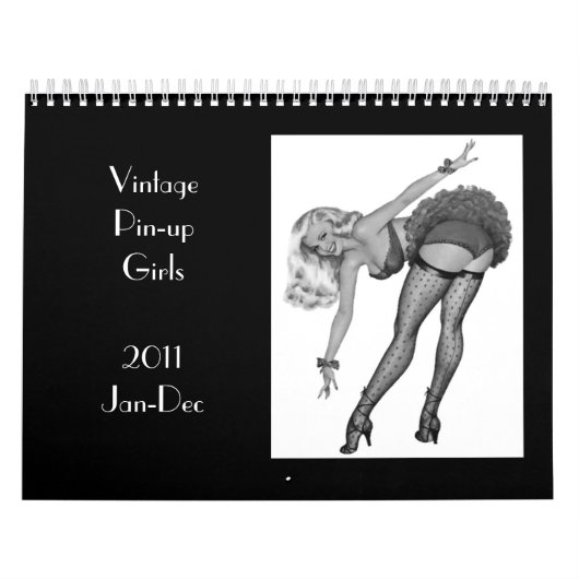 Kalender 4 pin-up meisjes 2011 jan-dec (Hoes)