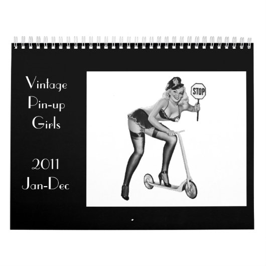 Kalender 5  pin-up meisjes 2011 jan-dec (Hoes)