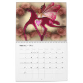 Kalender-A aanraking van Magisch Kalender (Feb 2027)