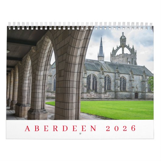 Kalender Aberdeen 2026 (Hoes)