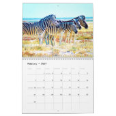 Kalender Afrikaanse wilde dieren (Feb 2027)