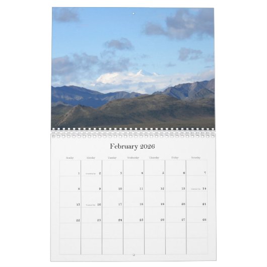 Kalender Alaska 2025 (Feb 2026)