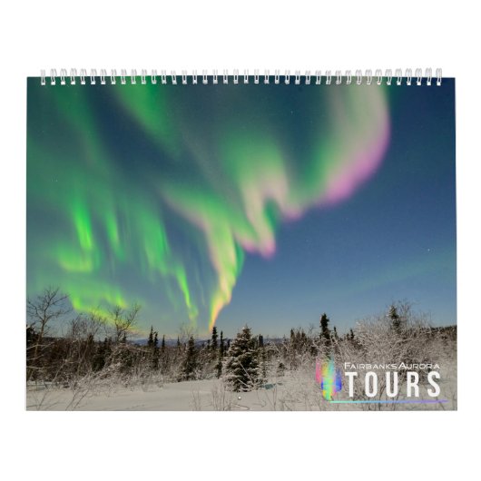 Kalender Alaska Aurora van Fairbanks Aurora Tours (Hoes)