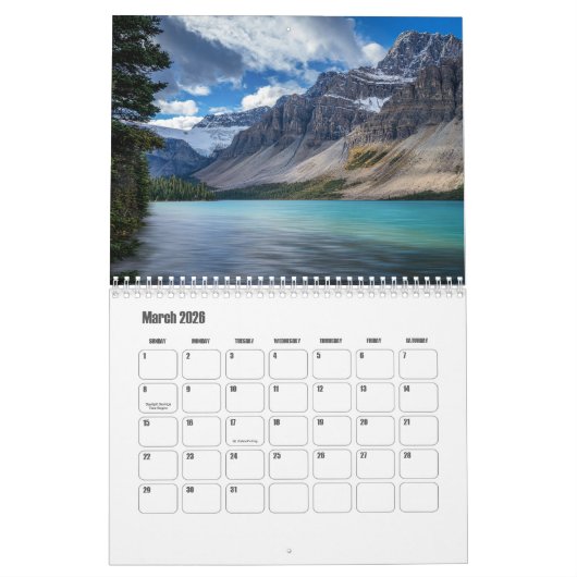 Kalender Alberta-Canada (Mar 2026)