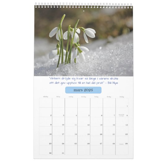 Kalender — Årstidernas natur (Mar 2026)