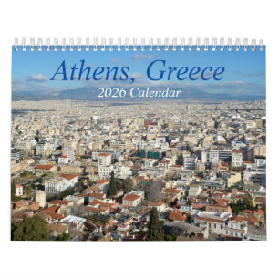 Kalender Athene Griekenland 2026