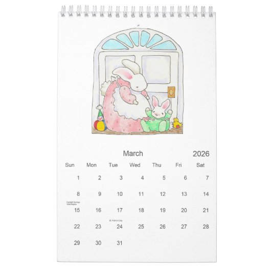 Kalender baby 2026 (Mar 2026)