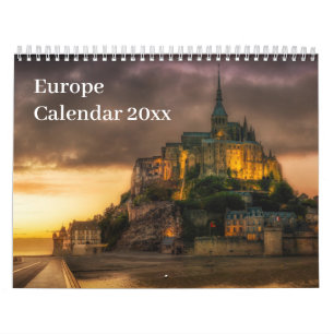 Kalender - Bekende Plaatsen in Europa