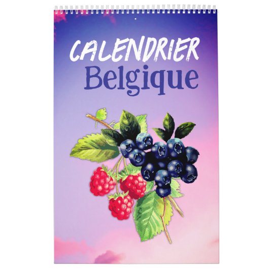 Kalender België 2026 Franse taal België (Hoes)