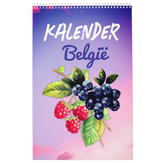 Kalender België | Kalender 2025 België in het Nede (Hoes)