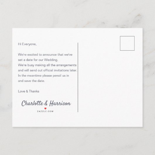 Kalender Bewaar de datum Blue Silver Butterfly Aankondigingskaart (Achterkant)