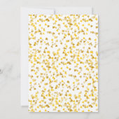 Kalender Bewaar de datum Golden Love Hearts Confet Save The Date (Achterkant)