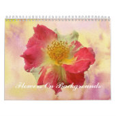 Kalender - Bloemen op achtergronden (Hoes)