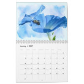 Kalender - Bloemen op achtergronden (Jan 2027)