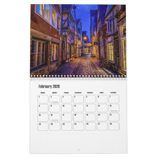 Kalender Bremen-Duitsland (Feb 2026)