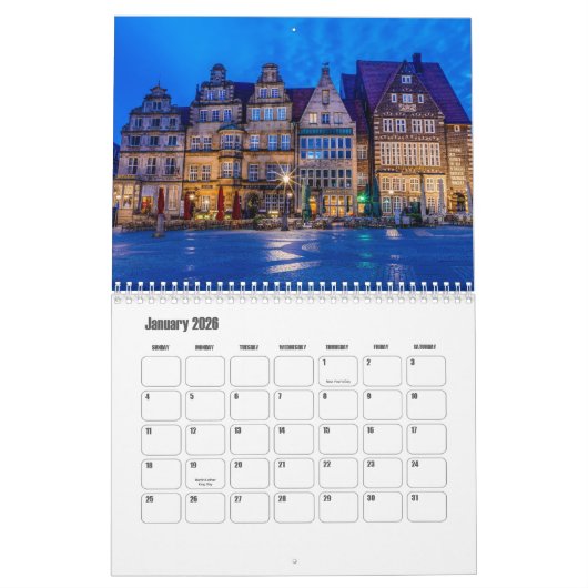 Kalender Bremen-Duitsland (Jan 2026)