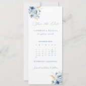 Kalender Bruiloft Fotocabine strip lijst Opslaan T Save The Date (Achterkant)