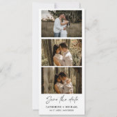 Kalender Bruiloft Fotocabine strip lijst Opslaan T Save The Date (Voorkant)
