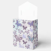 Kalender Butterflies Tent met lint-lintdoos Bedankdoosjes (Geopend)