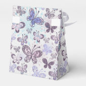 Kalender Butterflies Tent met lint-lintdoos Bedankdoosjes (Achterkant)