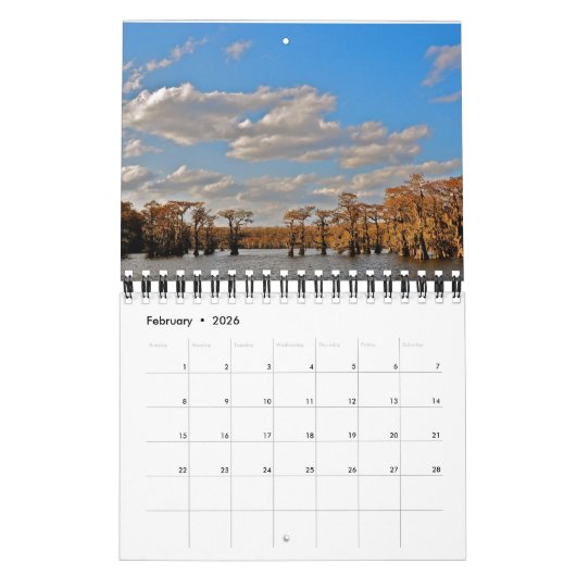 Kalender Caddo Lake - 2024 (Feb 2026)