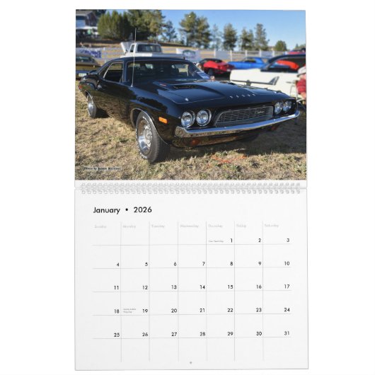 Kalender Cheyenne Cruise Nacht 7e (Jan 2026)