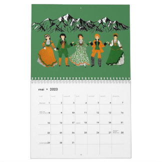 Kalender, CORSICA, Frankrijk Kalender