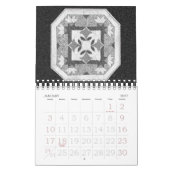 Kalender-/datumboek voor Quilt Kalender (Jan 2027)