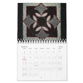 Kalender-/datumboek voor Quilt Kalender (Mar 2026)
