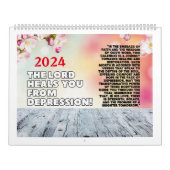 Kalender - De Heer geneest u van depressie. (Hoes)