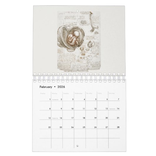 KALENDER : DE KUNST VAN LEONARDO DA VINCI (Feb 2026)